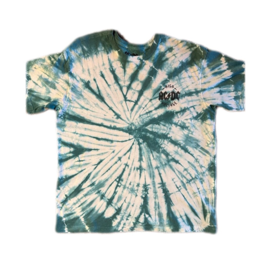 ACDC TIEDYE Vintage Tour T-Shirt